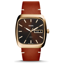 Cinturino per orologio Fossil FS5332 Pelle Marrone 22mm